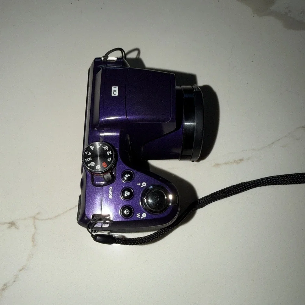 Kodak Easy Share Z 5120 16mp Digital Camera 26x Zoom+8gb SD UNTESTED Purple
